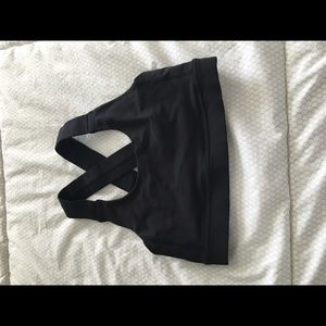 Lululemon black sports bra